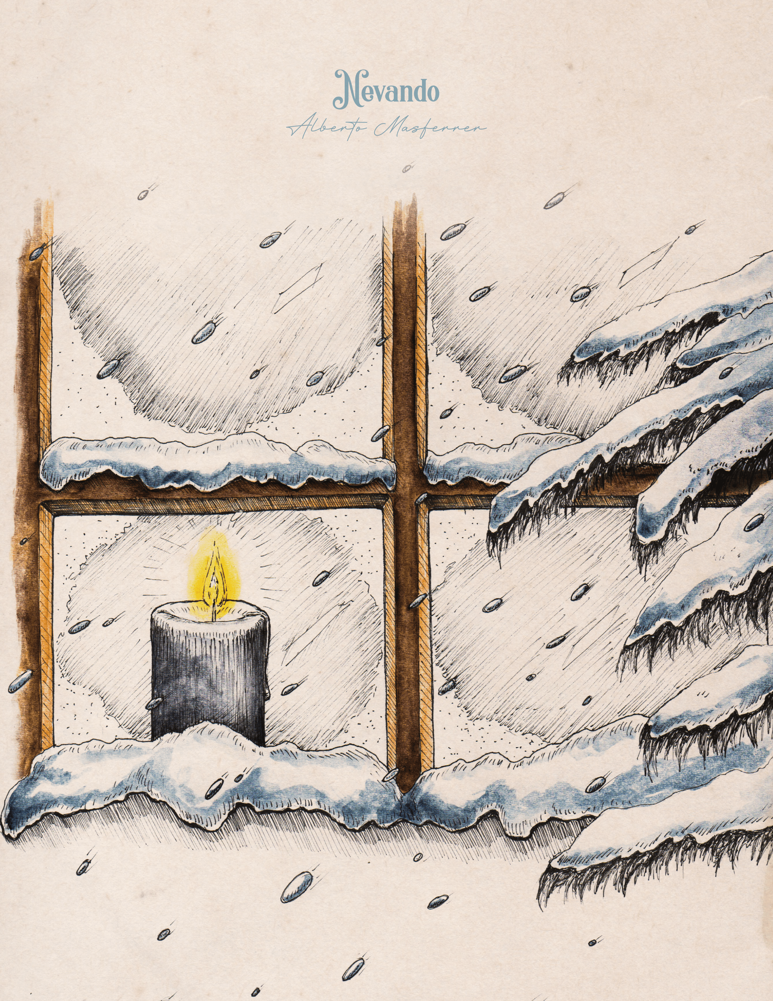 Ilustración del audiotexto Nevando
