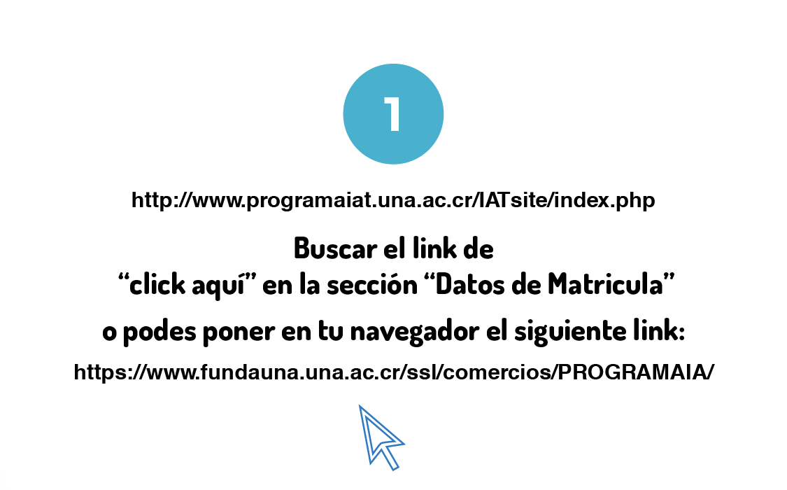 Primer paso: ingresar a dirección web www.fundauna.una.ac.cr/